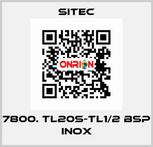 7800. TL20S-TL1/2 BSP inox SITEC
