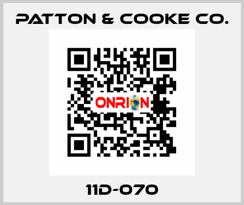 11D-070 Patton & Cooke Co.