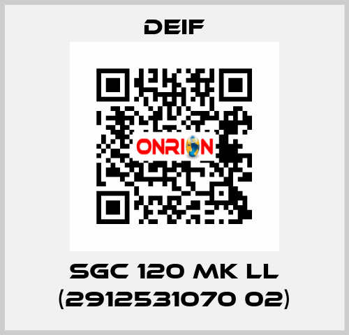 SGC 120 Mk ll (2912531070 02) Deif