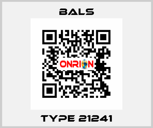 Type 21241 Bals