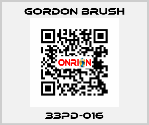 33PD-016 Gordon Brush