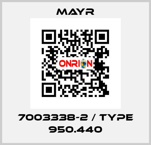 7003338-2 / Type 950.440 Mayr
