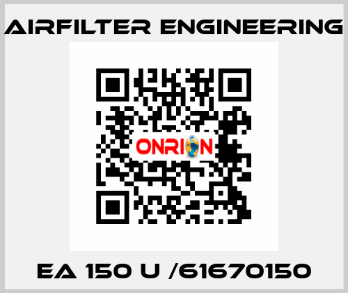 EA 150 U /61670150 Airfilter Engineering