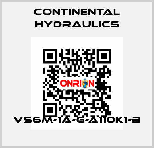 VS6M-1A-G-A110K1-B Continental Hydraulics