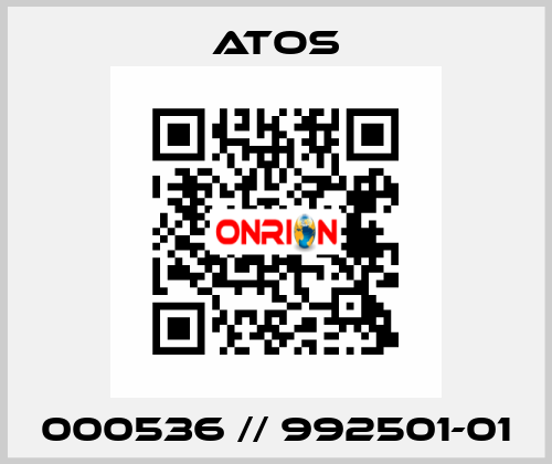 000536 // 992501-01 Atos