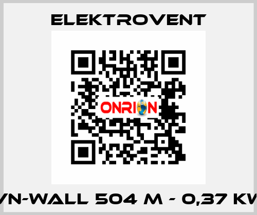VN-Wall 504 M - 0,37 kW ELEKTROVENT