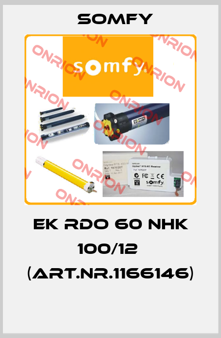 EK RDO 60 NHK 100/12  (Art.Nr.1166146)  Somfy