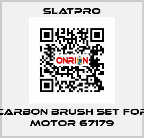 Carbon Brush Set for motor 67179 SlatPro