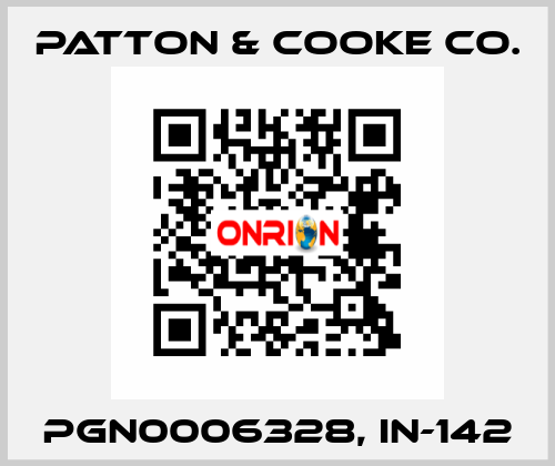 PGN0006328, IN-142 Patton & Cooke Co.