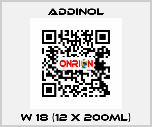 W 18 (12 x 200ml) addinol