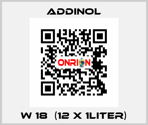 W 18  (12 x 1liter) addinol