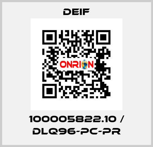 100005822.10 / DLQ96-pc-PR Deif