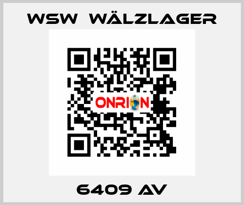 6409 AV WSW  Wälzlager