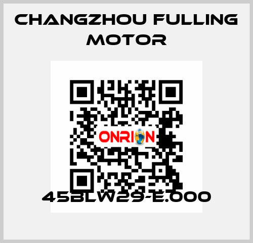 45BLW29-E.000 Changzhou Fulling Motor