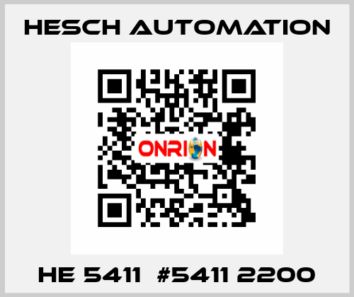HE 5411  #5411 2200 Hesch Automation
