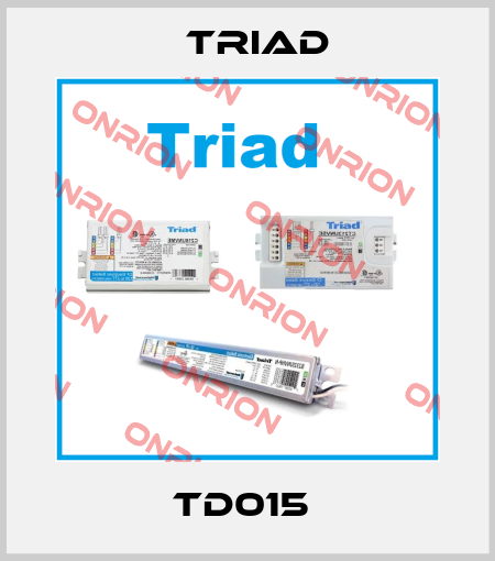 TD015  Triad