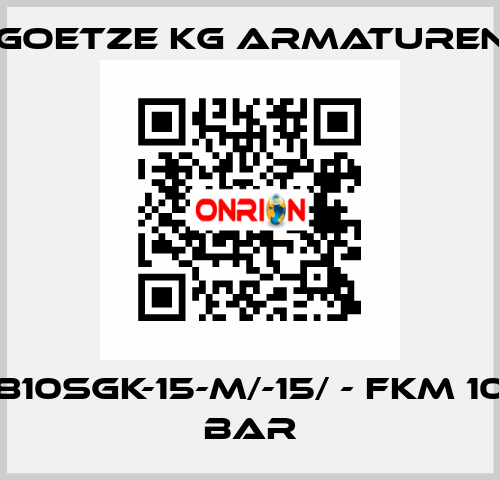 810sGK-15-m/-15/ - FKM 10 bar Goetze KG Armaturen