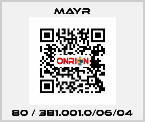 80 / 381.001.0/06/04 Mayr