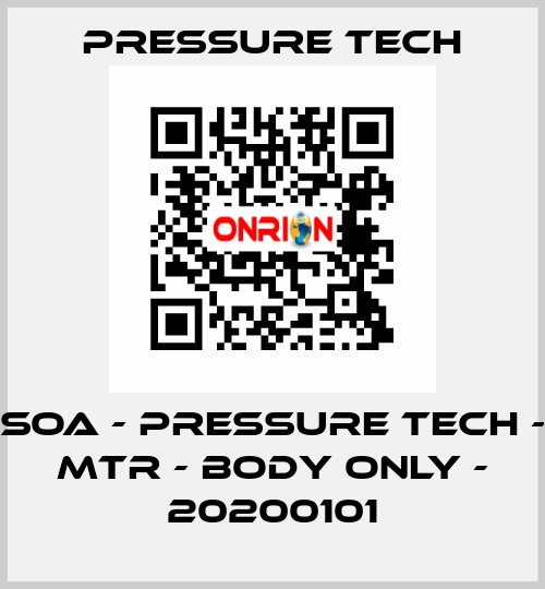 SOA - Pressure Tech - MTR - Body Only - 20200101 Pressure Tech
