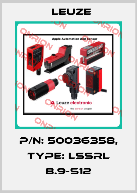 p/n: 50036358, Type: LSSRL 8.9-S12 Leuze