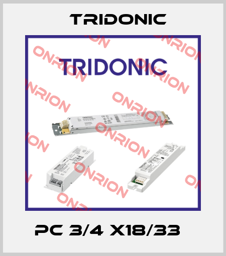 PC 3/4 x18/33   Tridonic