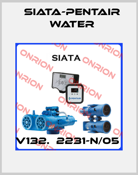 v132.  2231-N/05  SIATA-Pentair water