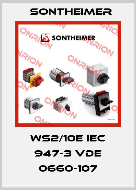 WS2/10E IEC 947-3 VDE 0660-107 Sontheimer