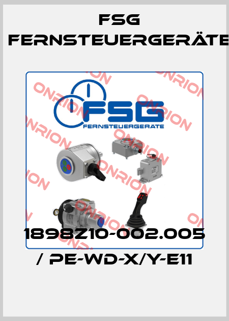 1898Z10-002.005 / PE-WD-x/y-E11 FSG Fernsteuergeräte