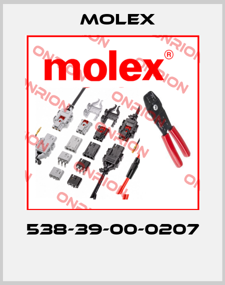 538-39-00-0207  Molex