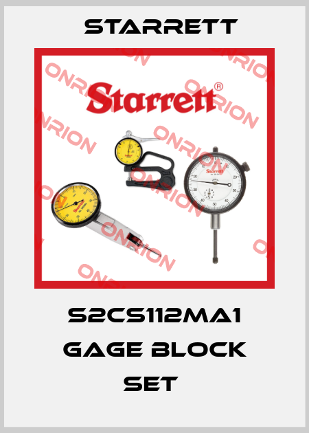 S2CS112MA1 gage block set  Starrett