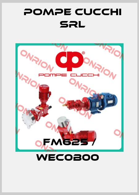 FM625 / WEC0B00  POMPE CUCCHI SRL