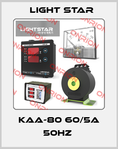 KAA-80 60/5A 50Hz  Light Star