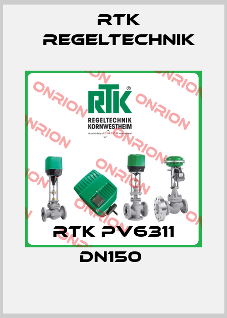 RTK PV6311 DN150  RTK Regeltechnik