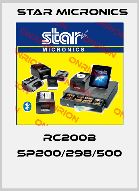 RC200B SP200/298/500  Star MICRONICS
