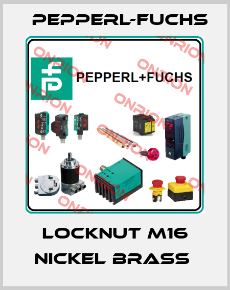 LOCKNUT M16 NICKEL BRASS  Pepperl-Fuchs
