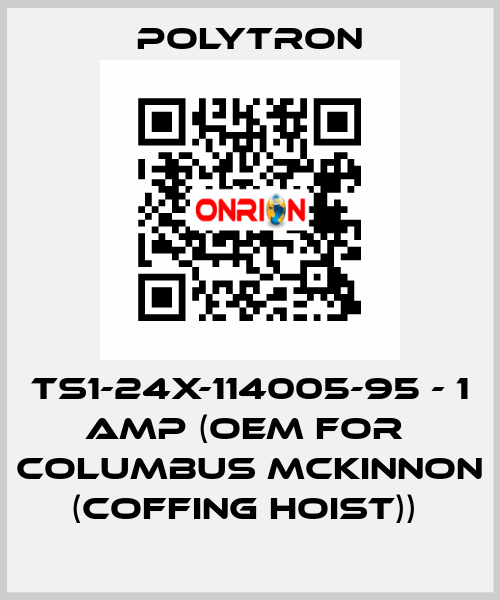 TS1-24X-114005-95 - 1 AMP (OEM for  Columbus McKinnon (Coffing Hoist))  Polytron