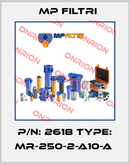 P/N: 2618 Type: MR-250-2-A10-A  MP Filtri