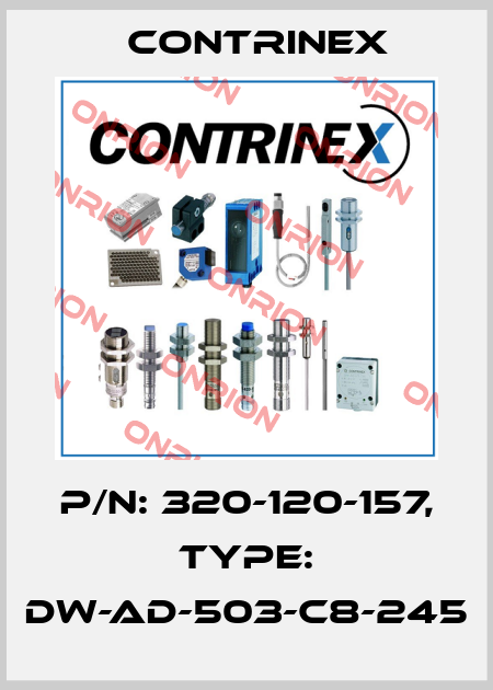 p/n: 320-120-157, Type: DW-AD-503-C8-245 Contrinex
