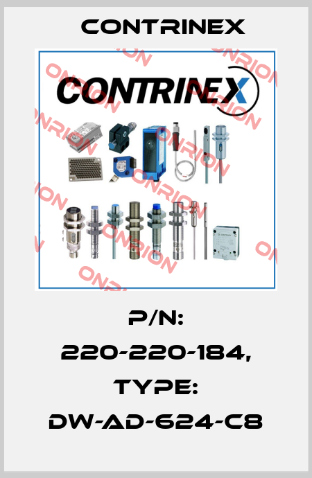 p/n: 220-220-184, Type: DW-AD-624-C8 Contrinex