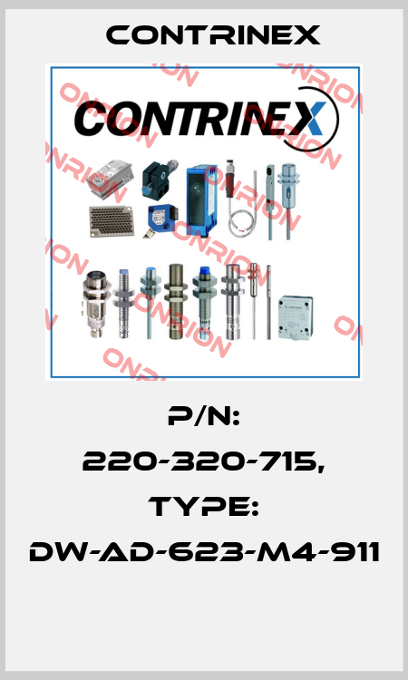 P/N: 220-320-715, Type: DW-AD-623-M4-911  Contrinex