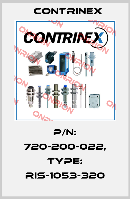 p/n: 720-200-022, Type: RIS-1053-320 Contrinex