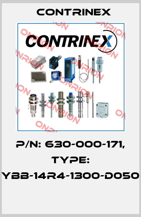 P/N: 630-000-171, Type: YBB-14R4-1300-D050  Contrinex
