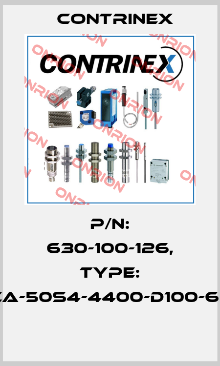 P/N: 630-100-126, Type: YCA-50S4-4400-D100-69K  Contrinex