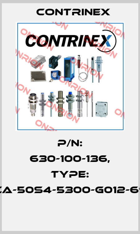P/N: 630-100-136, Type: YCA-50S4-5300-G012-69K  Contrinex