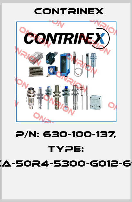 P/N: 630-100-137, Type: YCA-50R4-5300-G012-69K  Contrinex