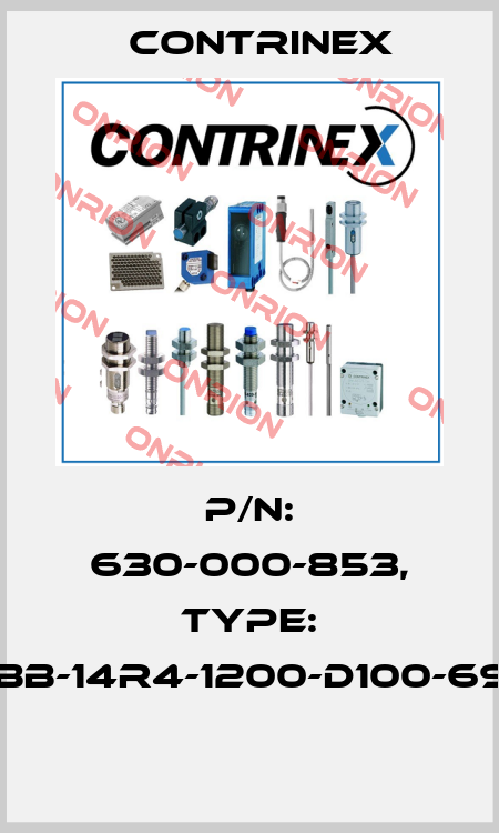 P/N: 630-000-853, Type: YBB-14R4-1200-D100-69K  Contrinex