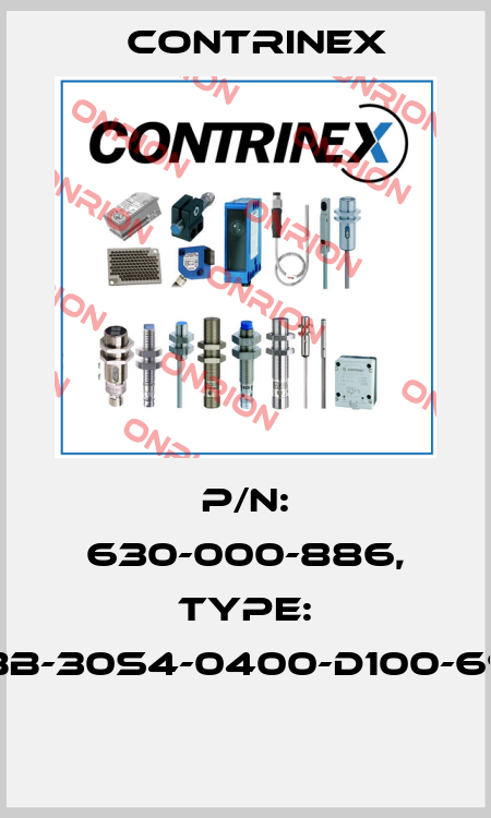 P/N: 630-000-886, Type: YBB-30S4-0400-D100-69K  Contrinex