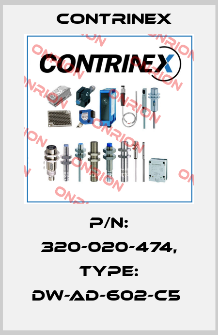 P/N: 320-020-474, Type: DW-AD-602-C5  Contrinex