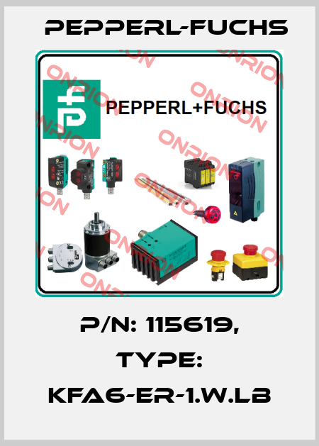 p/n: 115619, Type: KFA6-ER-1.W.LB Pepperl-Fuchs