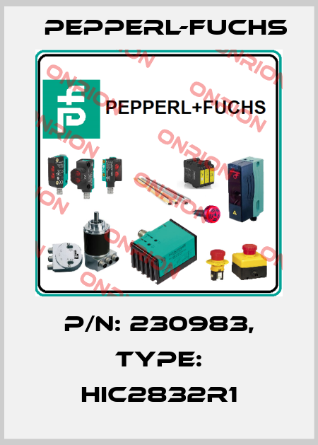 p/n: 230983, Type: HIC2832R1 Pepperl-Fuchs